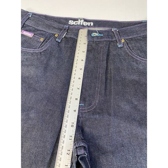 Scifen Jeans Size 34x33 Baggy Rare German Brand Money Hungry Embroidery - Picture 4 of 8
